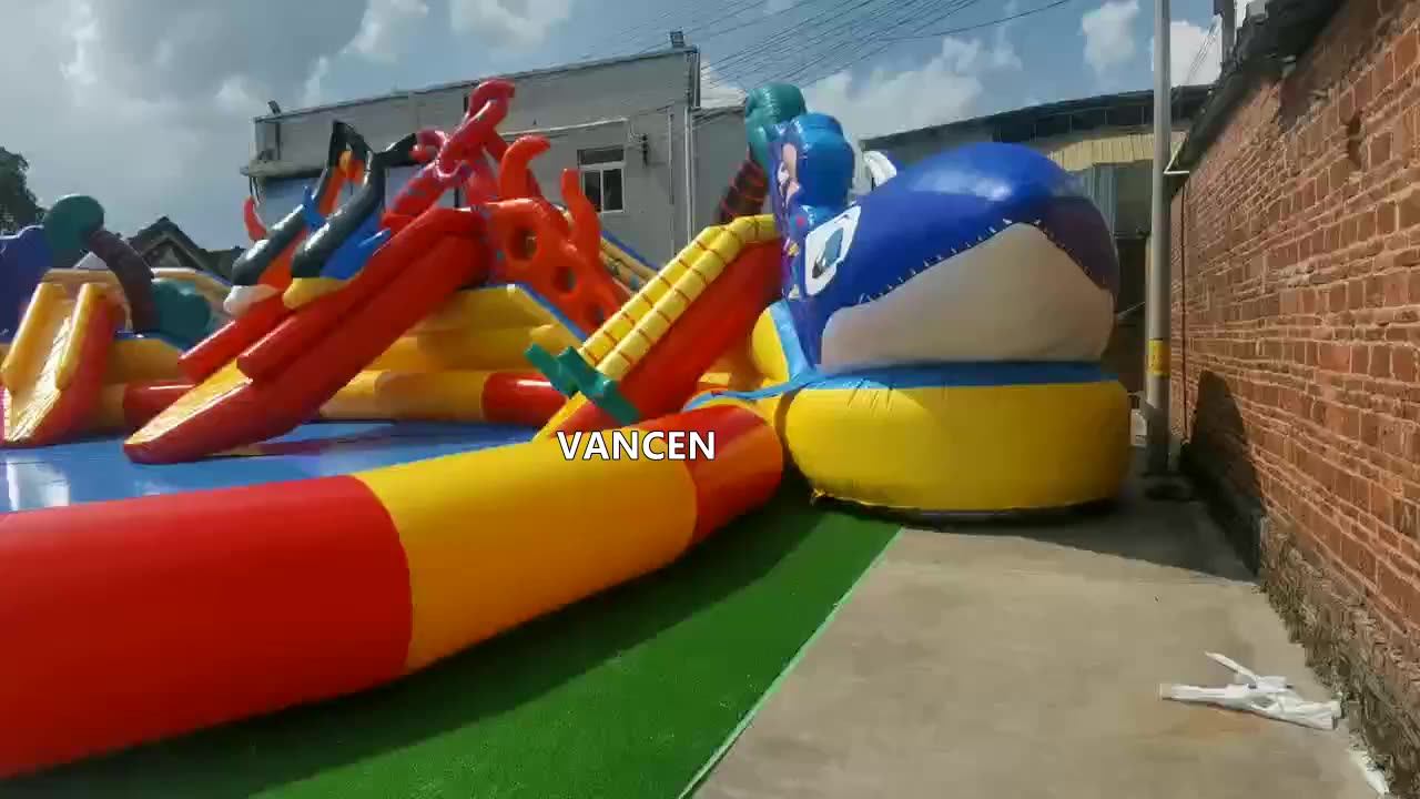 Commercial Amusement Adults Inflatable Aqua Park Large Inflatable Water