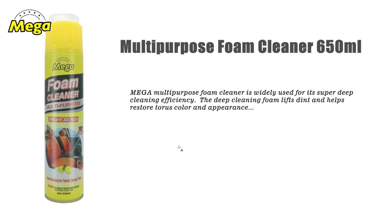 650ml High Quality Multipurpose Foam Cleaner Spray Buy Multipurpose
