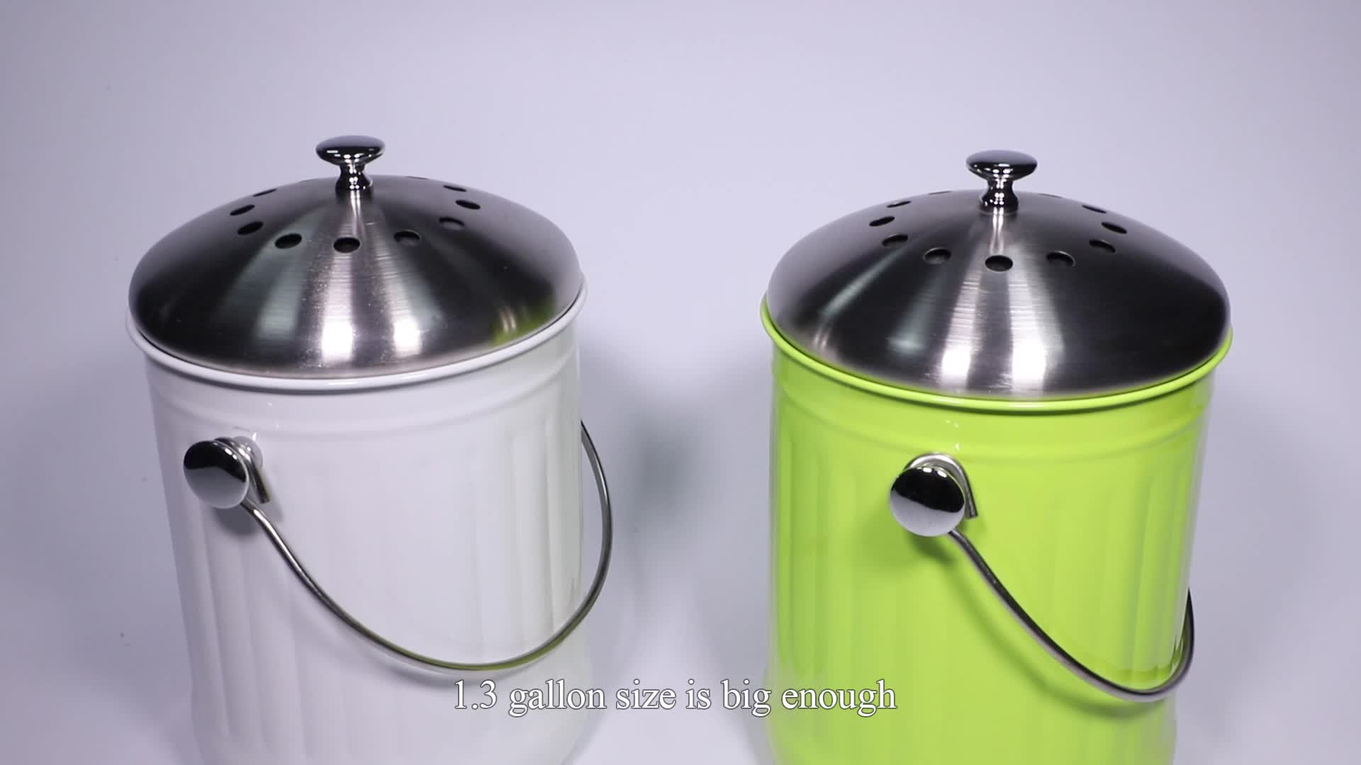 New Design Removable Clean Plastic Bucket Countertop Food Waste