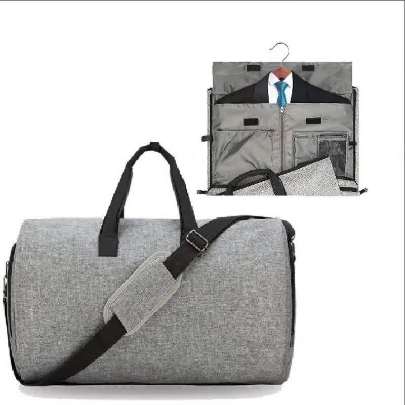 2 In 1 Hanging Suitcase Suit Travel Bags,Garment Suit Bag With Shoulder