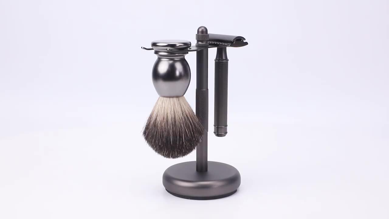 Kinghood Hot Sale Metal Chrome Stand Shaving Brush Stand Buy Chrome