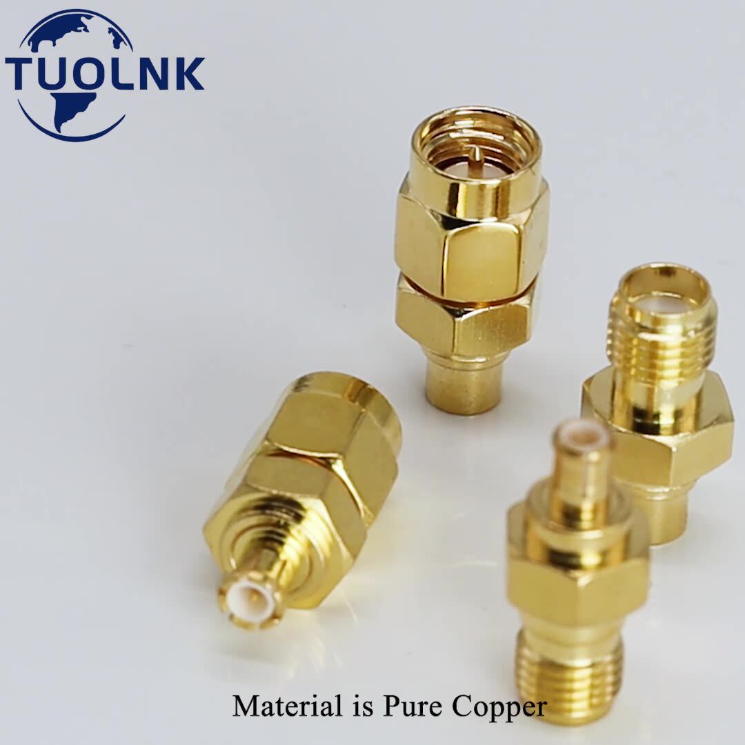 MCX Zu SMA Adapter – 4-teiliges Set Aus Vernickeltem Messing Für Antennen & Funkgeräte