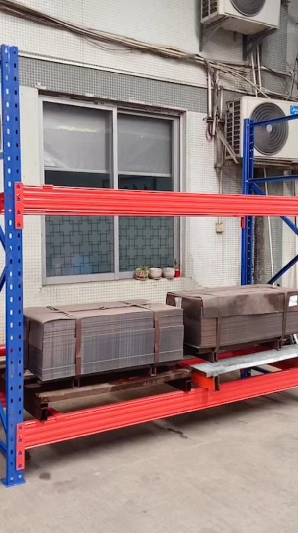 Warehouse Racking System Reach Truck Forklift Stacking Pallet Shelf