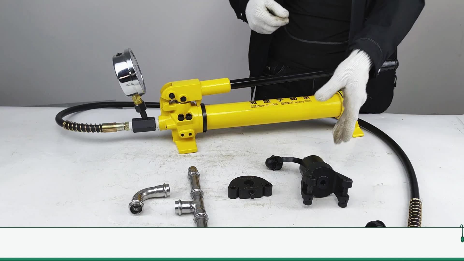 Dy1525f Hydraulic Pipe Press Tool For Stainless Steel Pipes Buy Crimping Tools For Poly Pipe