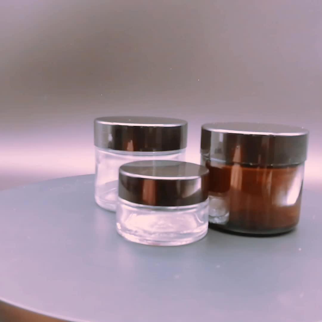 Custom 4oz 120ml Glass Candle Jars Brown Amber For Candle Making Buy