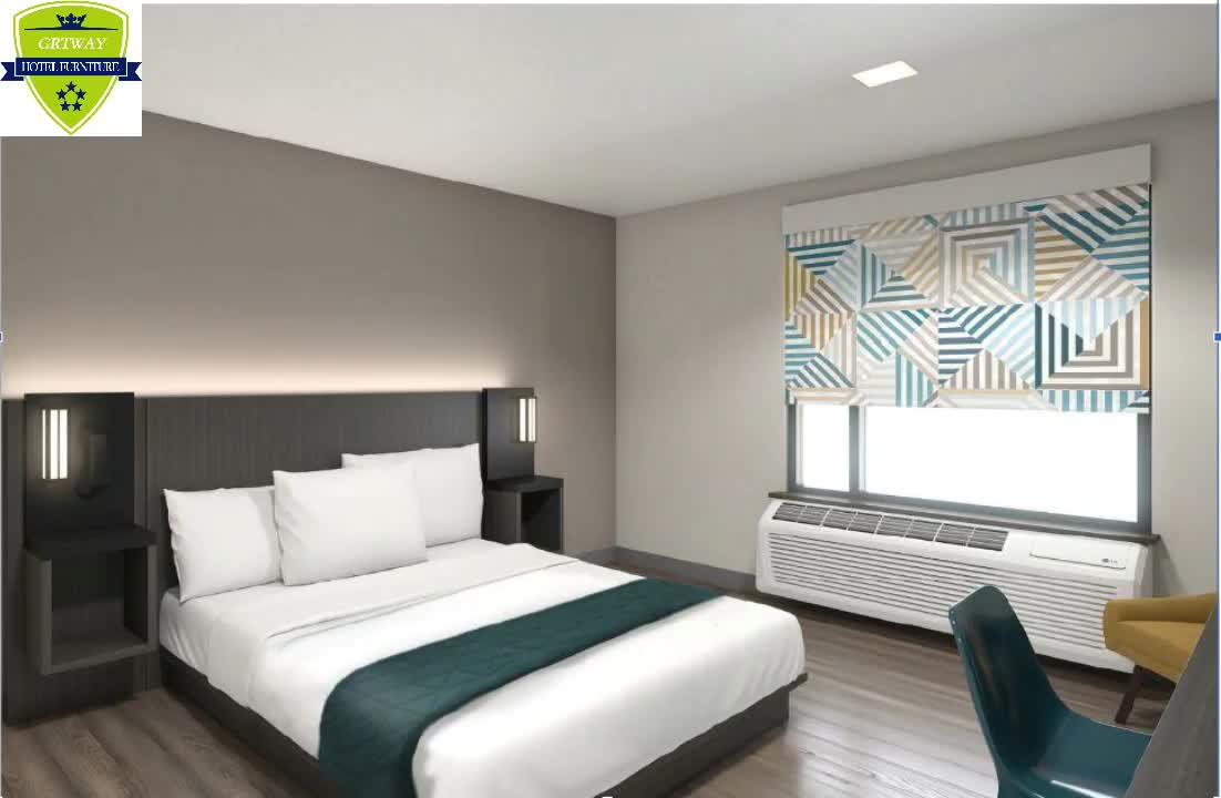 G2634 New Design Motel 6 Gemini Nightstand Hotel Bedroom Furniture