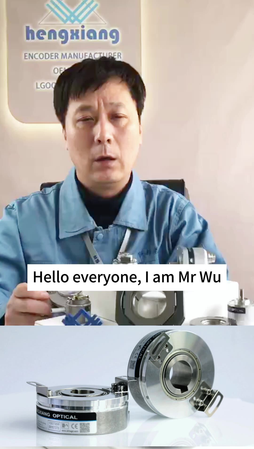 Kc76series Incremental Hollow Shaft Rotary Keyway Dc Motor Encoder