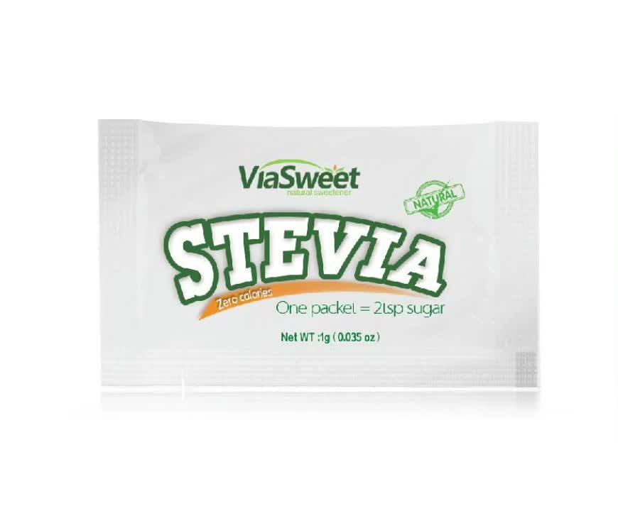 Viasweet Stevia Powder Erythritol Blend 1g/sachet Stevia Sweetener