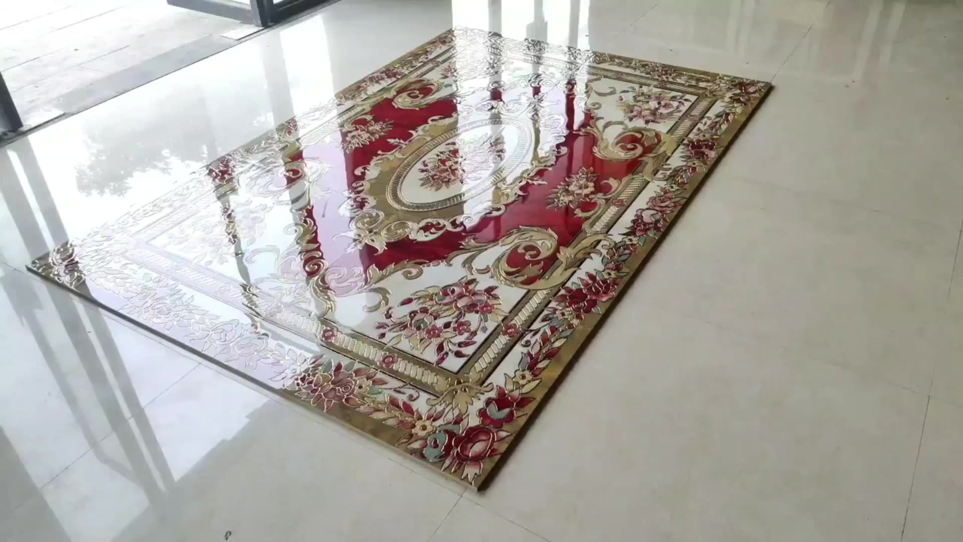 Huge Size Carpet Tiles 1200x1800mm Decorative Ceramic Carpet Tile Buy