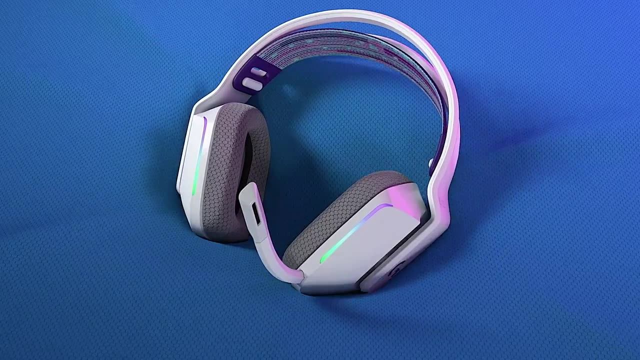 【新品】Logicool G733 ワイヤレスゲーミングヘッドセット パープル G733 超軽量ワイヤレスゲーミングヘッドセット カナダ