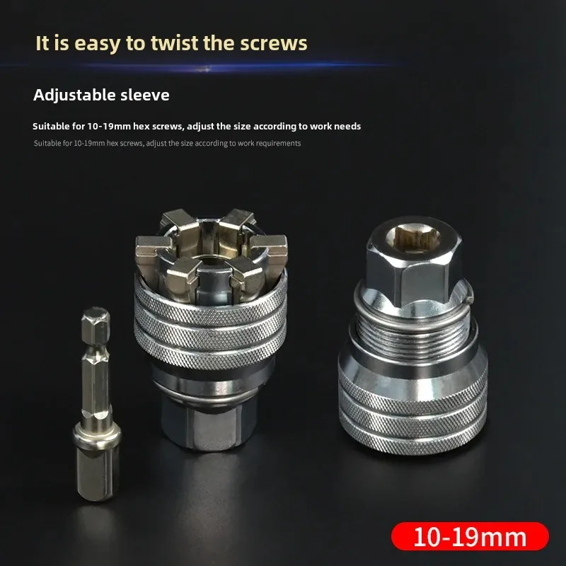 Chave inglesa universal, luvas, conjunto de ferramentas mágicas ajustáveis
