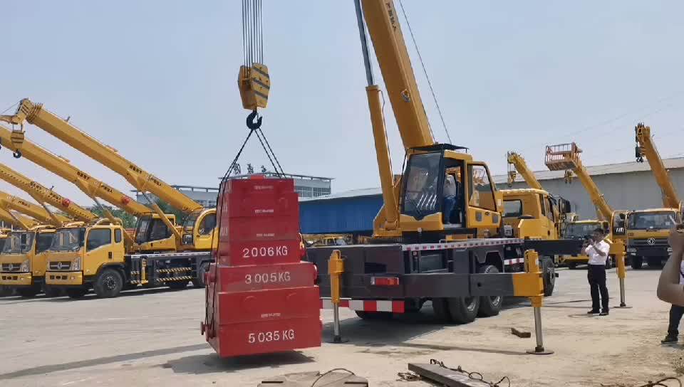 8 Ton 10 Ton 12 Ton 16 Ton 20 Ton Mobile Truck Mounted Crane