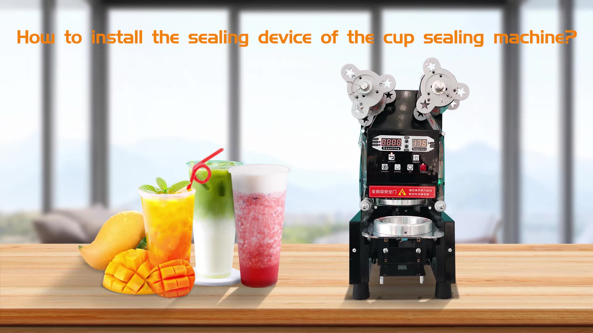Best Popular Fully Automatic Yogurt cup sealer 75cm/95mm cup sealing