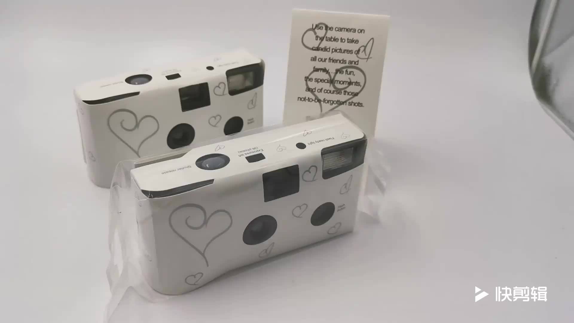 Single Use 35mm Color Film Camera Wedding Disposable Camera Build In