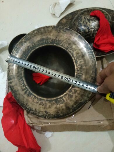 Bronze gong bronze big hat cymbal bronze dial 27 cm handmade national quality guaranteed