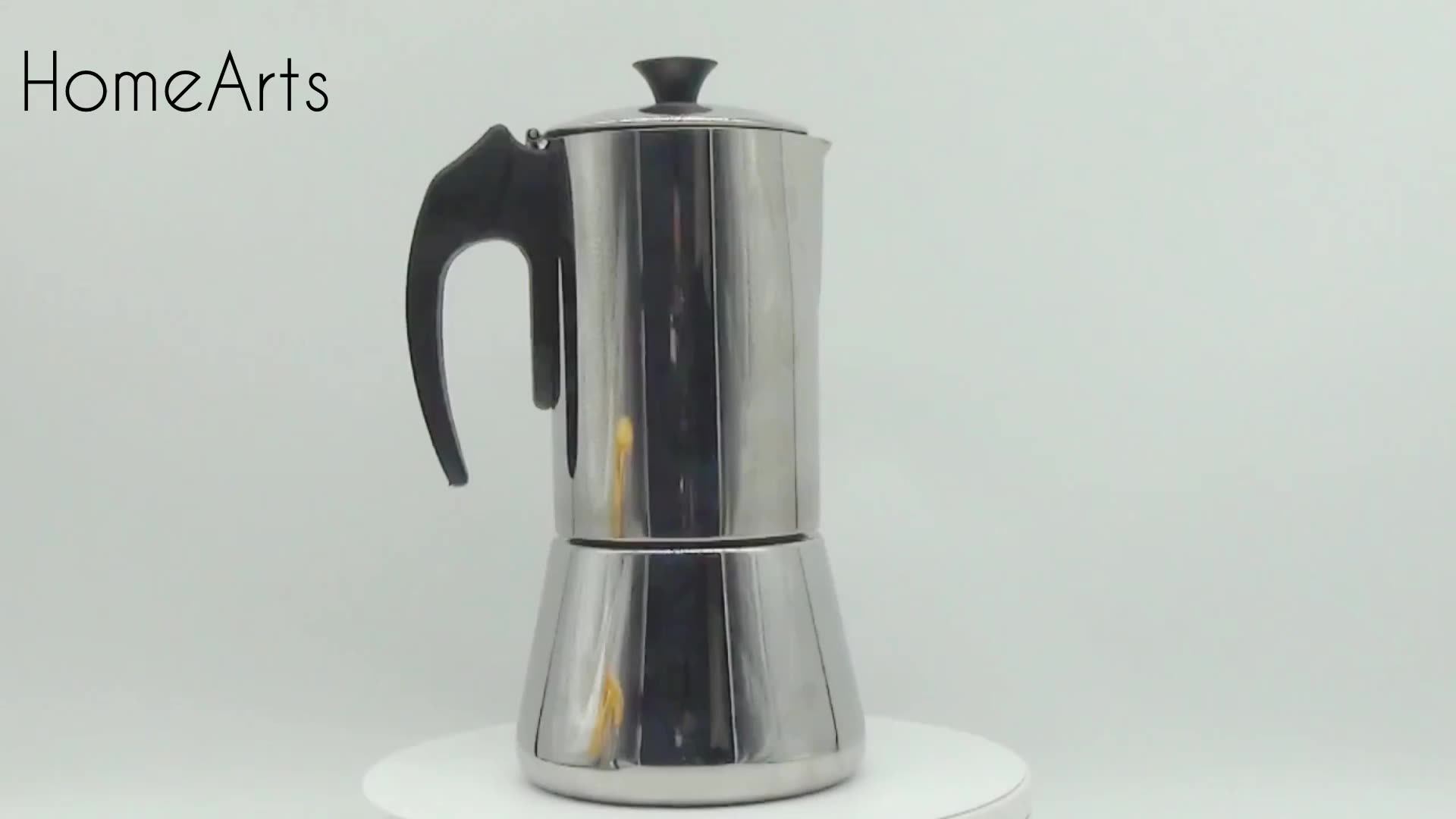 Best Quality 304/430 Stainless Steel Coffee Maker With Soft Touch