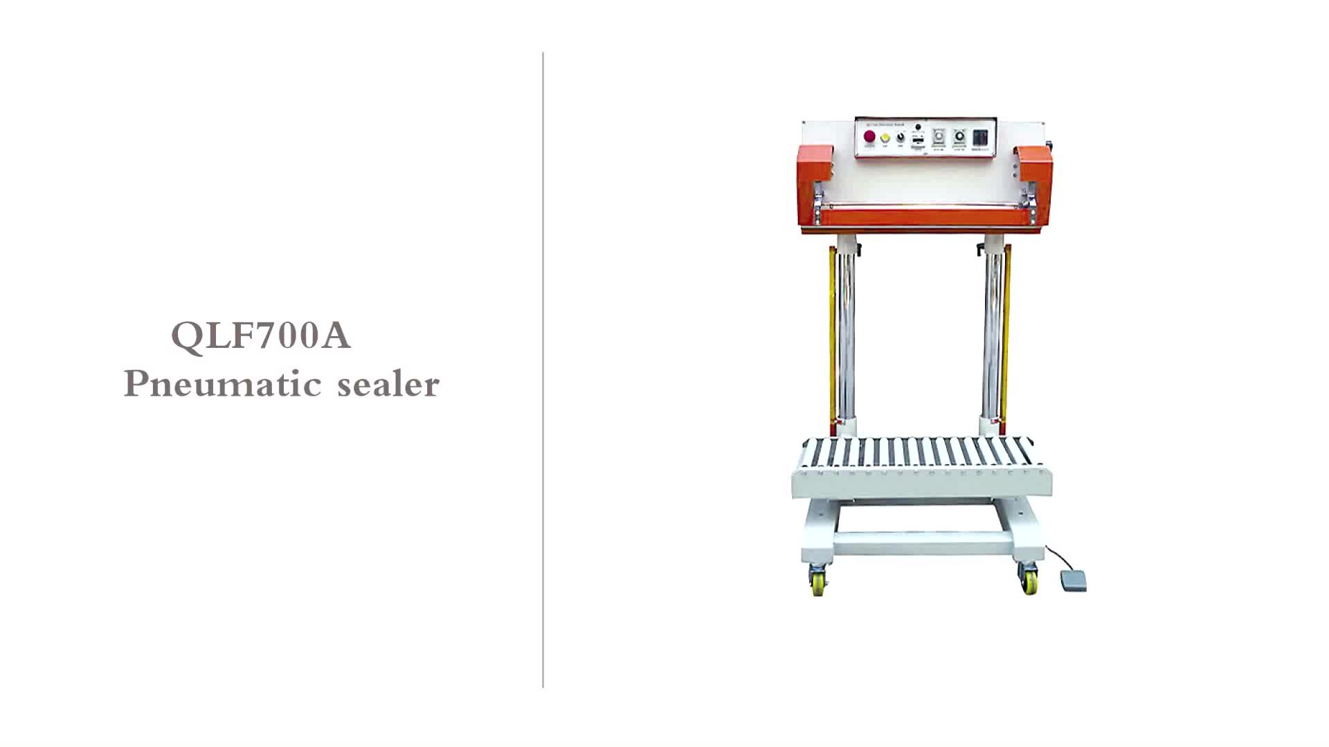 Jsmqlf700a Semiautomatic Pneumatic Vertical Heavy Bag Sealing Machine 25kg,50kg Rice Bag,M