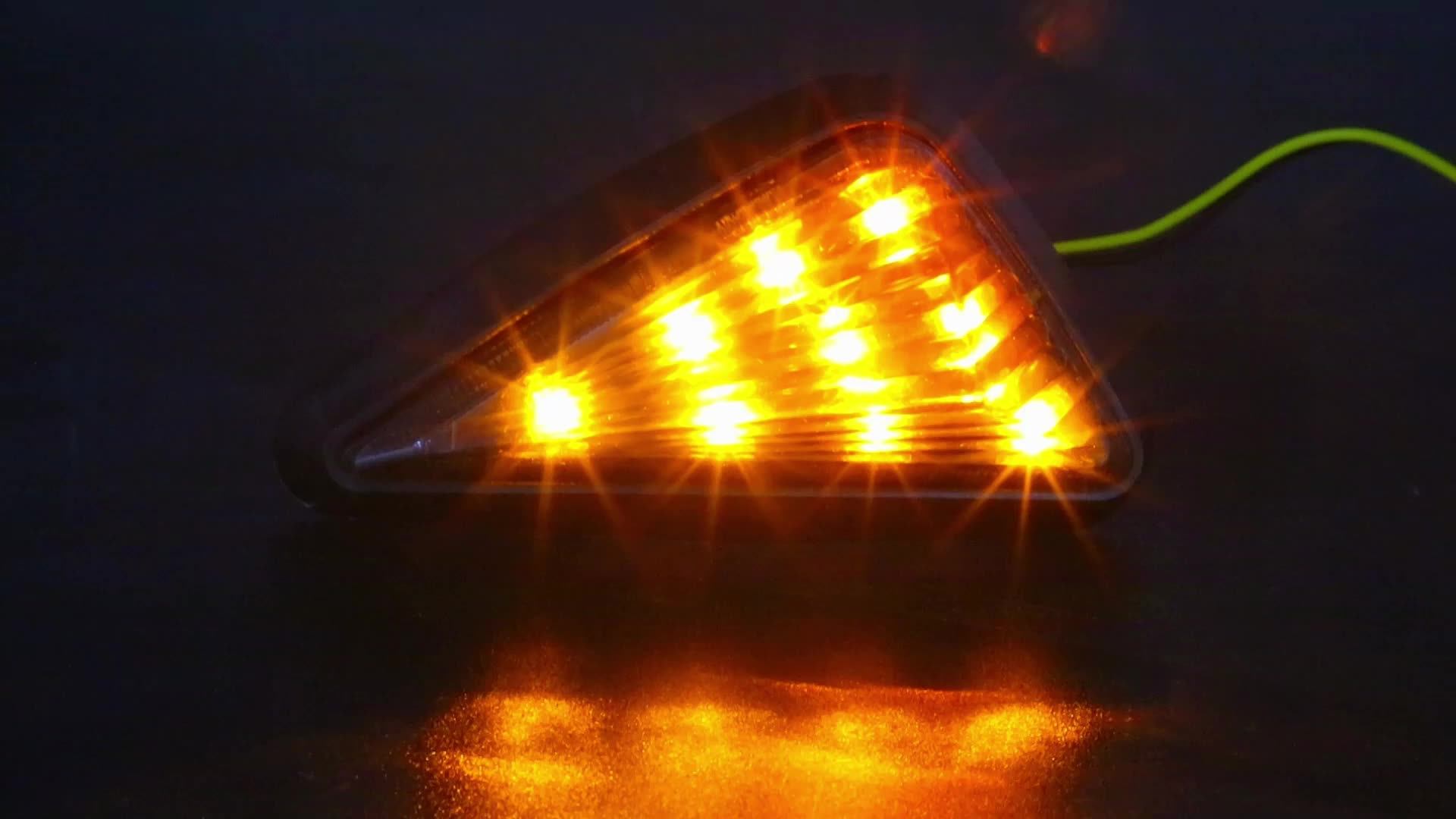 Highdisplacement Motorcycle Electric Scooter Universal 12v Yellow Led