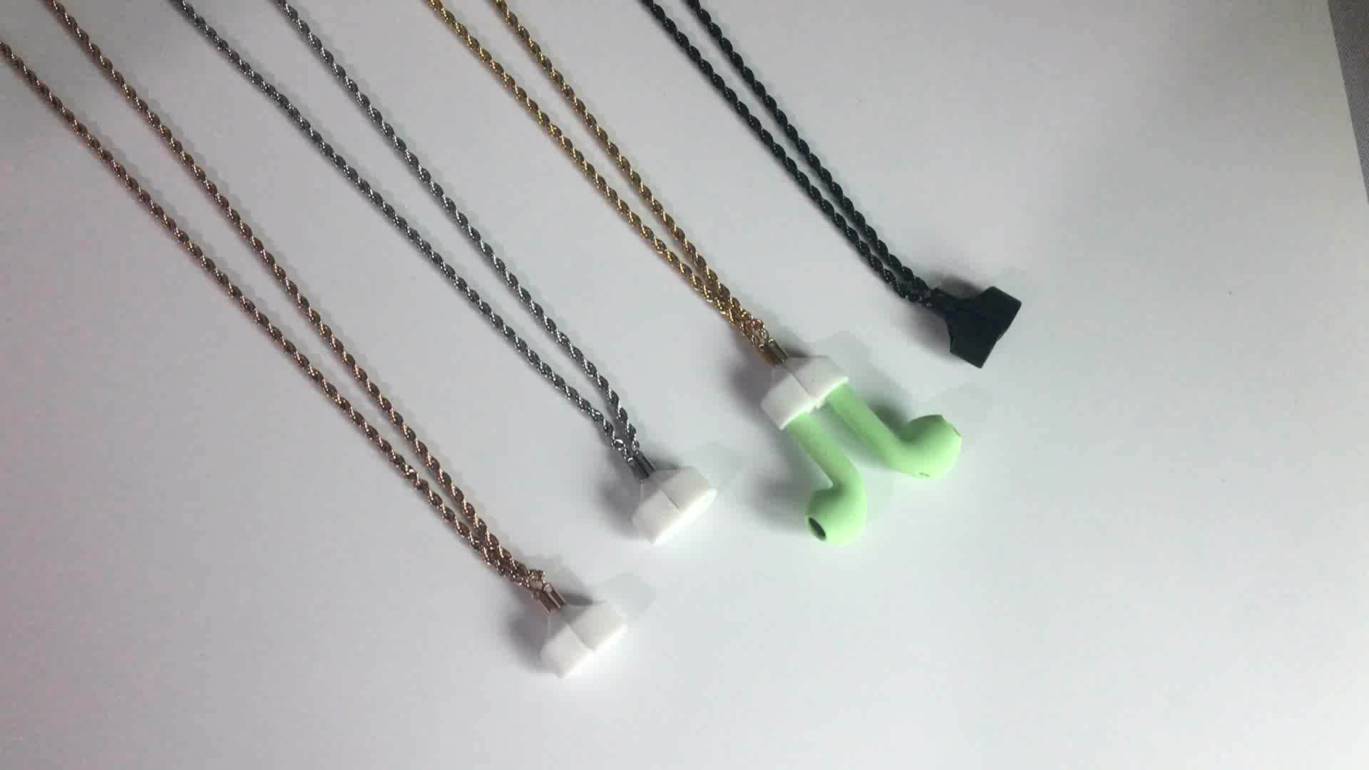 Wholesale Custom Earphone Holder Earbuds Strap Anti Lost Strap