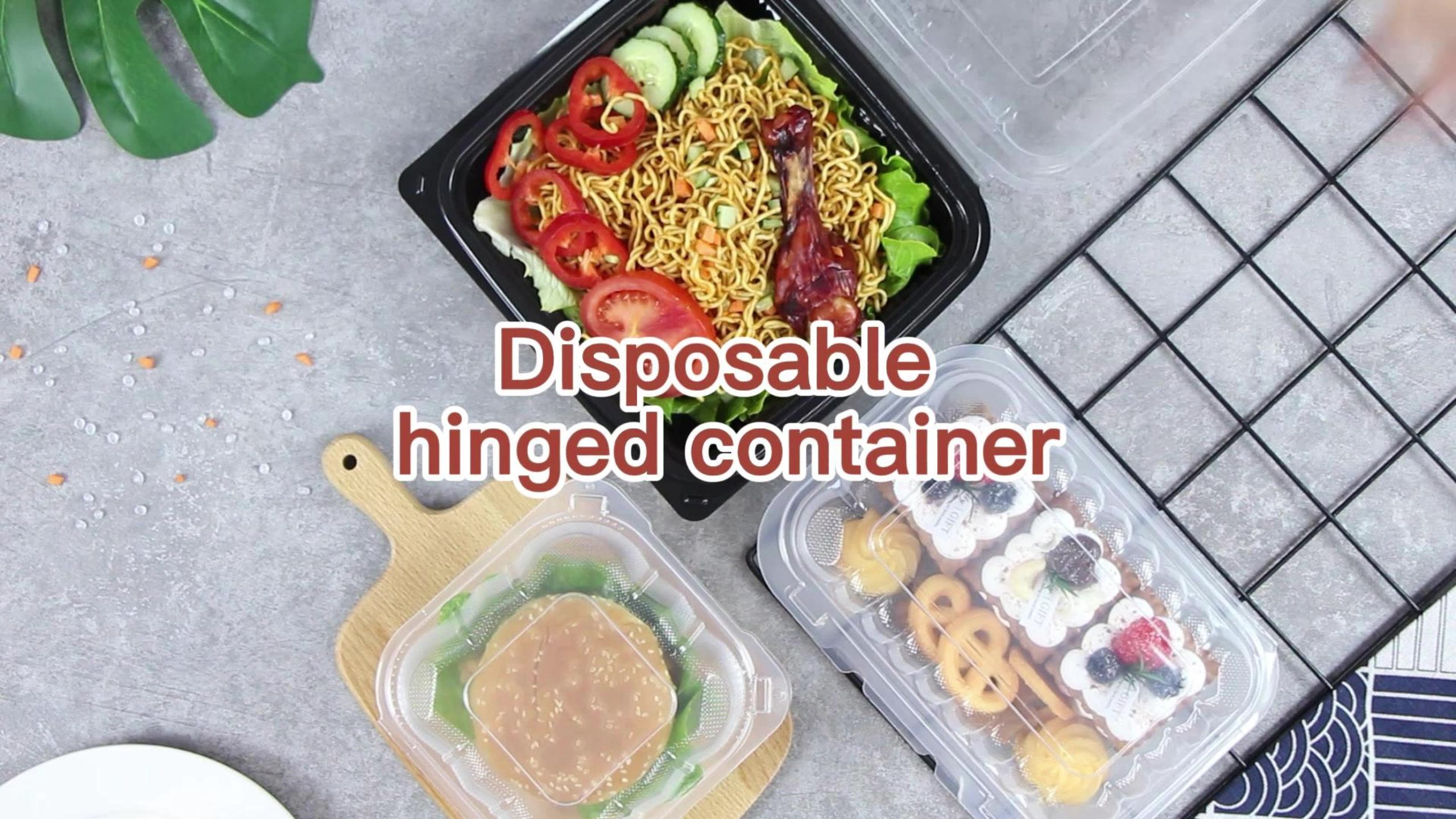 Microwave Safe Plastic Disposable Packaging Lunch Box To Go Soup Round