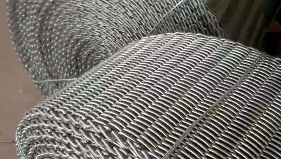 Outdoor Stainless Steel Wire Rope Conveyor Belt For Construction Buy