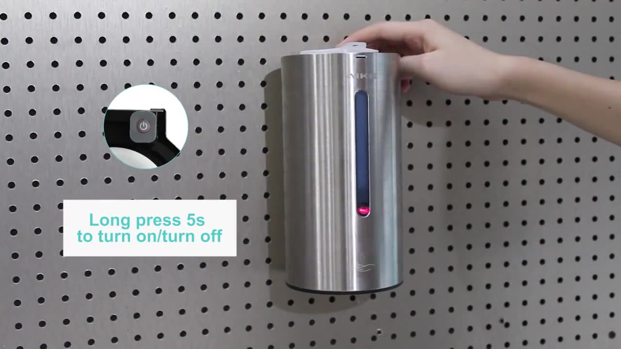 Ak1205 Wall Mounted Motion Sensor Commercial Touchless 700ml Auto