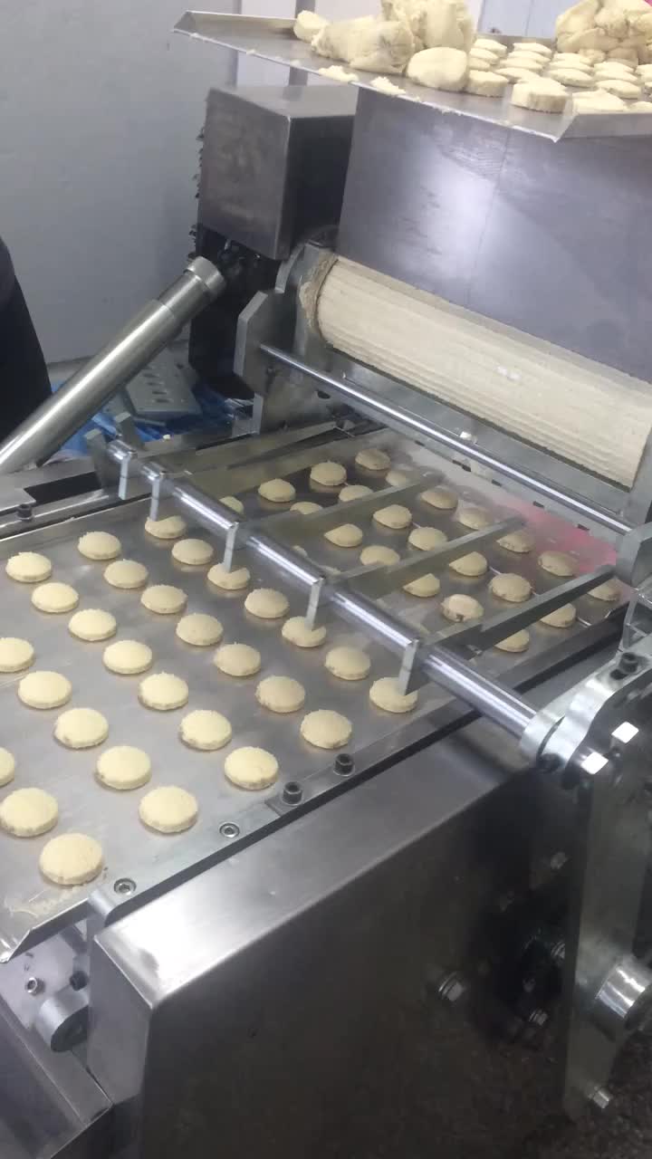 Mini Industrial 400mm Tray Type Plc Cookies Machine Making Biscuit