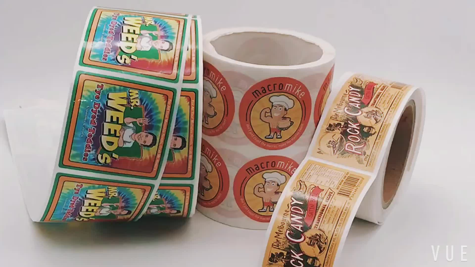 High Quality Custom Printing Permanent Adhesive Labels,Color Printed Non Removable Adhesive ...