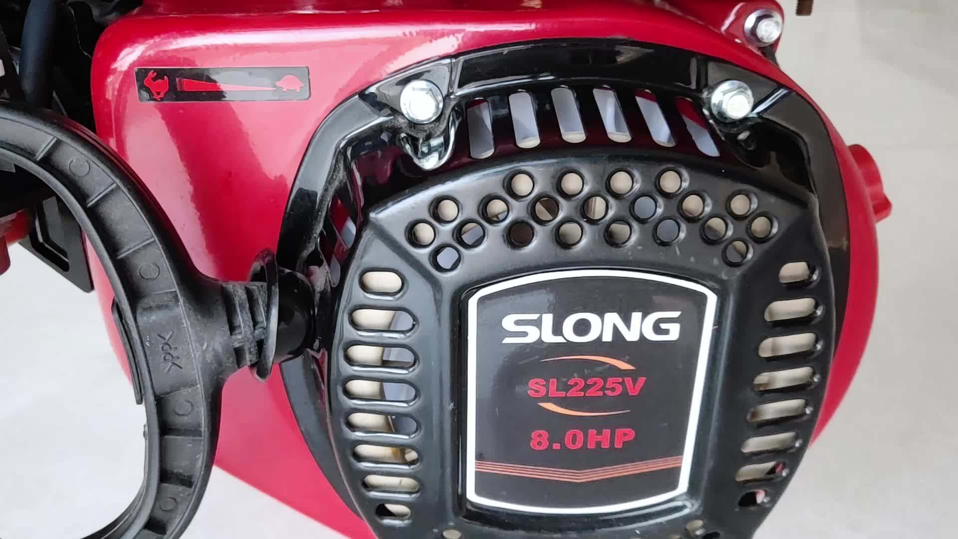 Slong Brand 4 Stroke Air Cooled Gasoline Fuel Engine 223cc 8.0hp