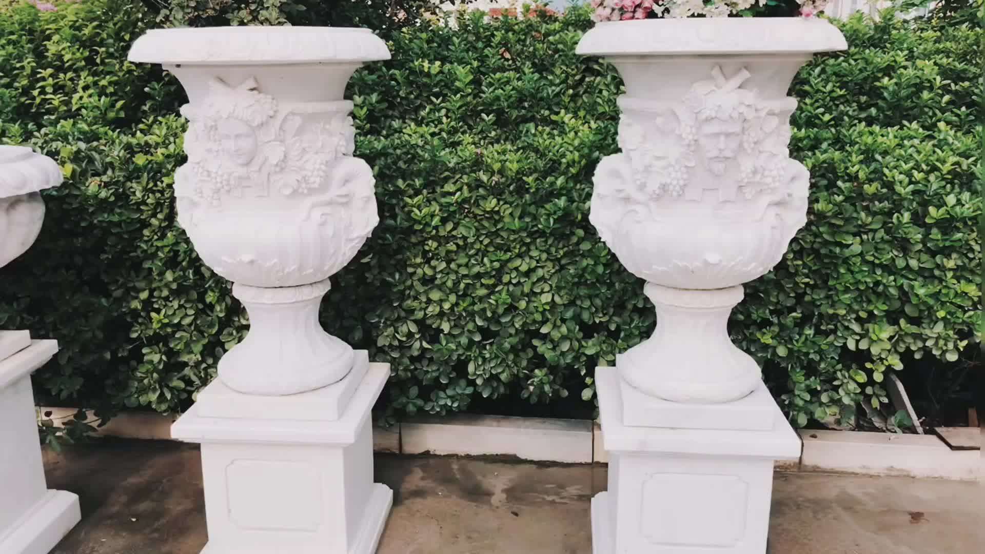 High Quality Garden Decoration Marble Planter For Sales Buy