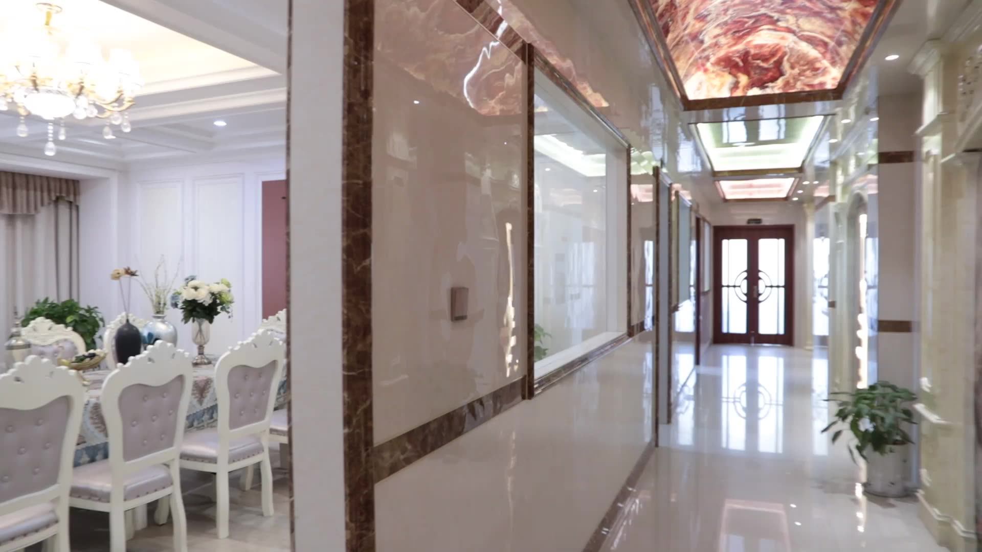 1m Wide Pvc Wet Room Wall Panel For Interior Wall Decoration Popular In