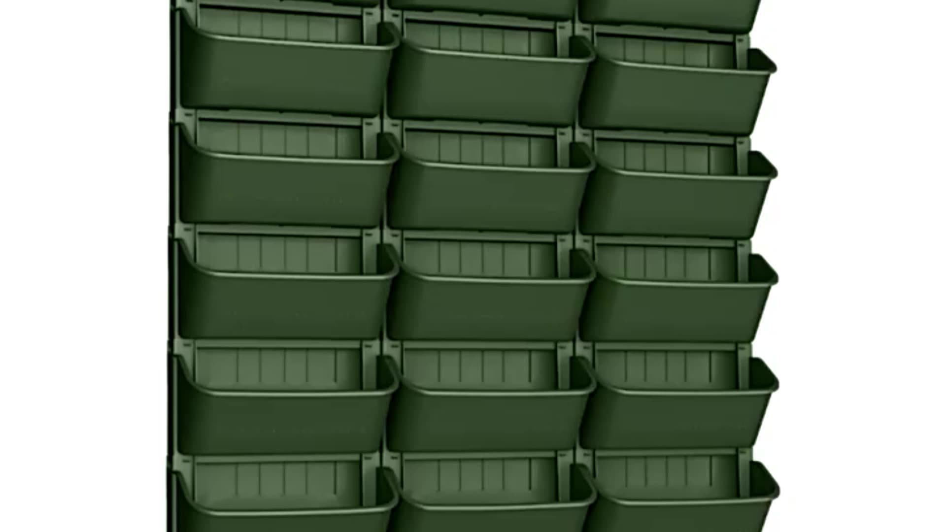 Garden Modular Type Plastic Green Wall Planters Garden Vertical Living