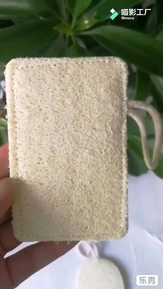 Natural Loofah Sponge Kitchen Loofah Dish Exfoliating High Cleansing