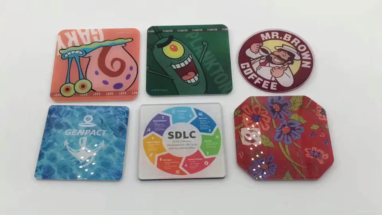 Wholesale Blank Custom Clear Acrylic Coasters Buy Clear Acrylic
