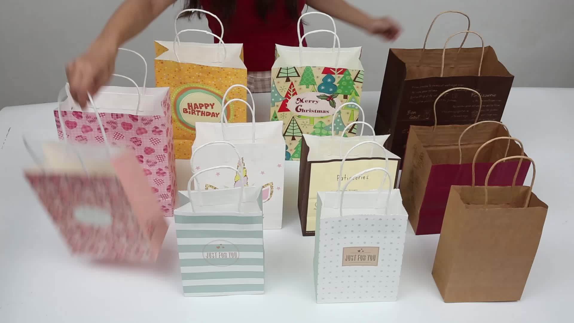 Cheap Food Grade Kraft Paper Bags,Snack Food Packaging Bag,Take Away Fast Food Packing Bags