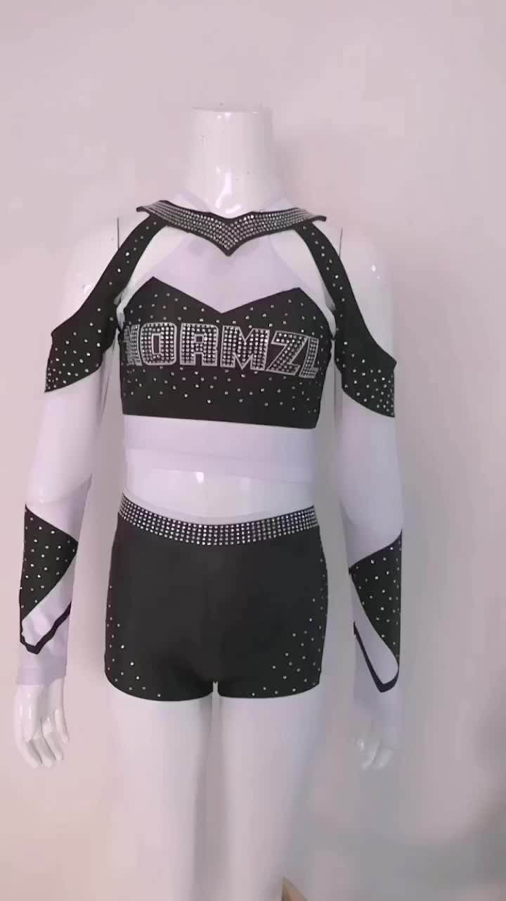 High Quality Custom Sublimation Youth Cheer Uniforms All Star Cheerleading Uniforms Manufacture