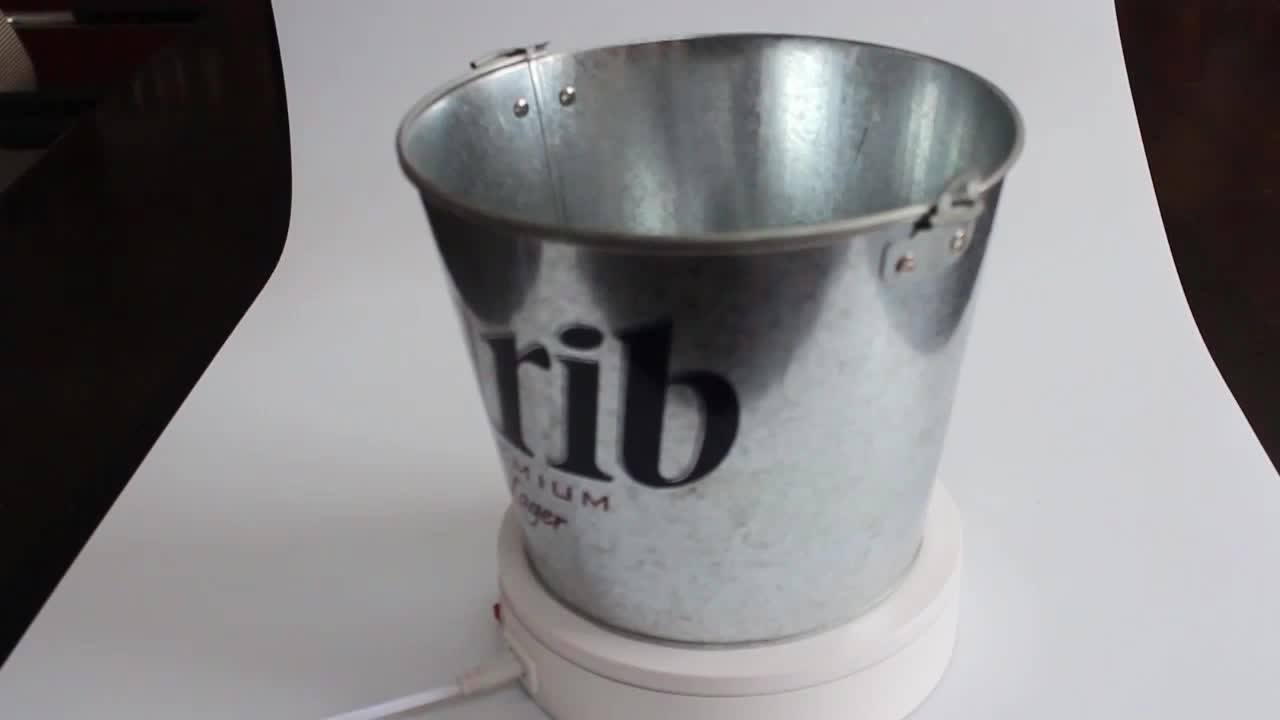 5l Galvanized Ice Bucket Wholesale Ice Bucket For Iced Beer And