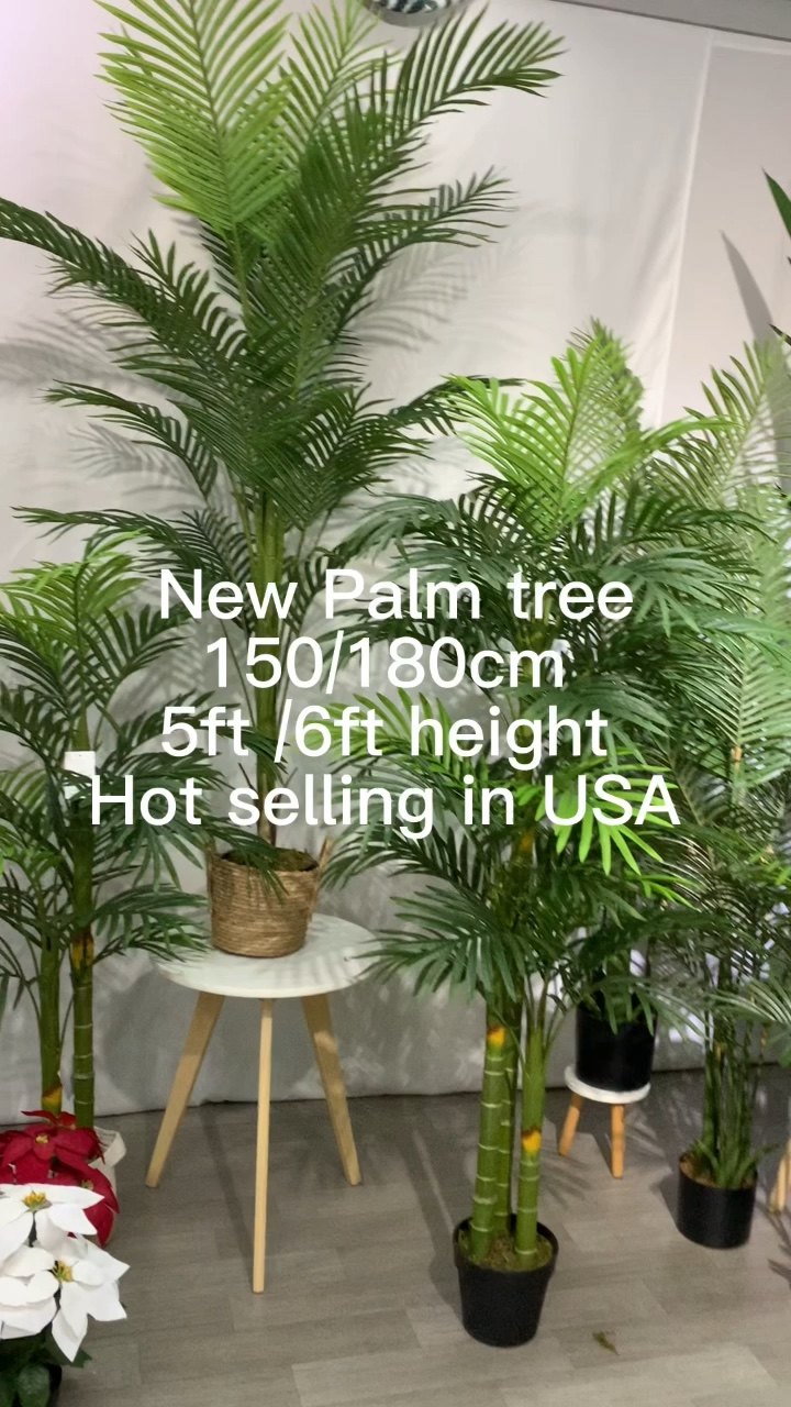 China Factory Artificial Palm Tree Plants Indoor Outdoor Artificial