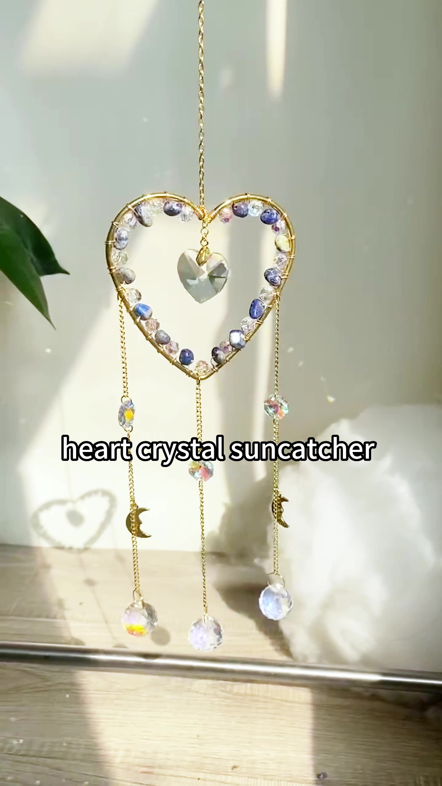 Wholesale Crystal Sun Catcher Heart Suncatchers Hanging Crystal