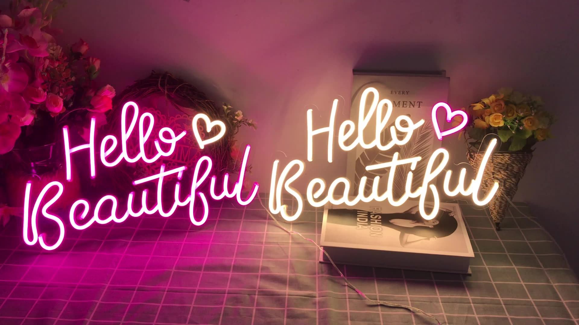 Divatla Customization Happy Hour Various Sentence Personalized Romantic Indoor