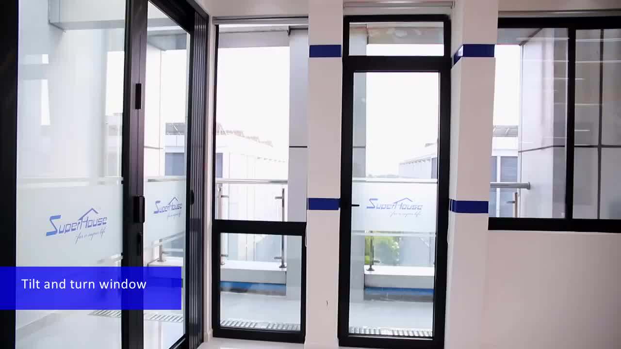 Nigeria Nfrc Windows Bulletproof Glazed Aluminium Casement Windows