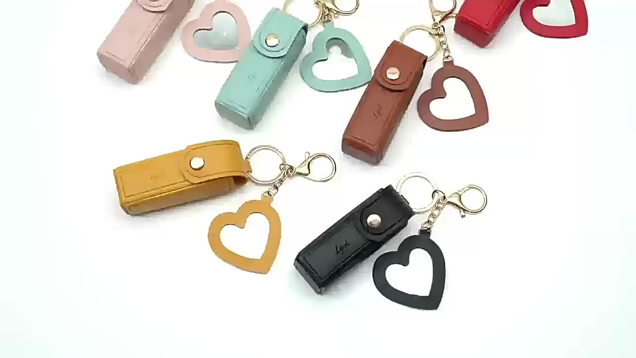Lipstick Holder Keychain Chapstick Holder Keychain Portable Lipstick