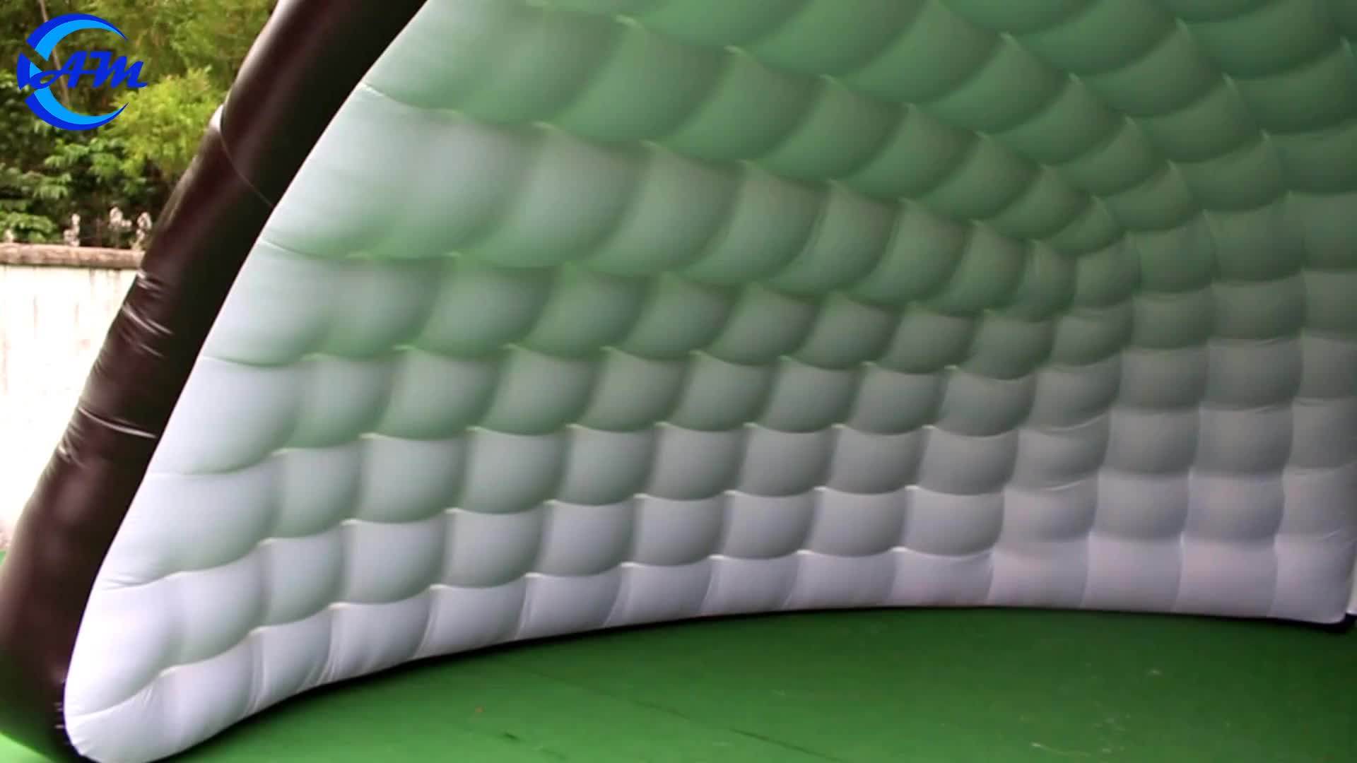 Customized Black Color Geodesic Dome Tent Inflatable Air Dome Tent