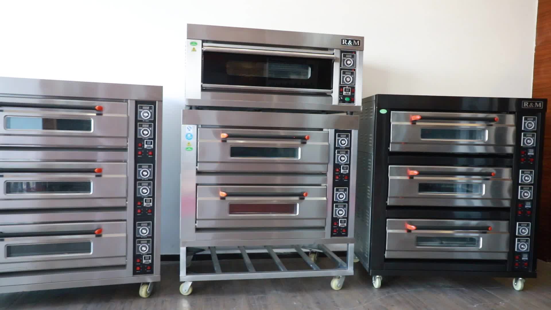 Double Deck Electric Baking Oven For Bakery Equipment,Horno Electrico