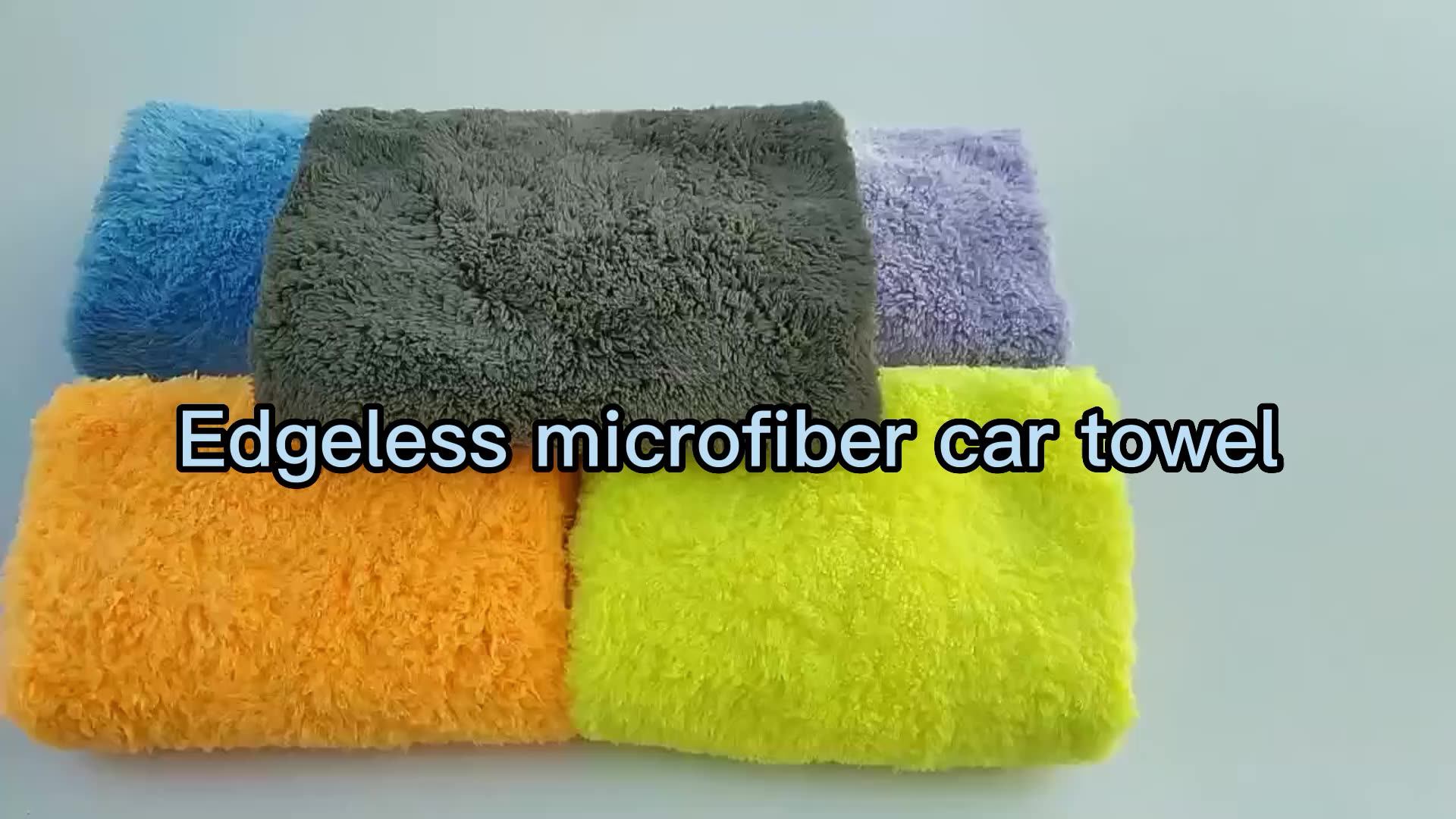 High Quality Edgeless Microfiber Cleaning Cloth Car Care Towel