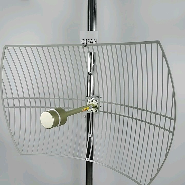 2021 Version 5g 4g Lte Parabolic Grid Antenna 17003800mhz High Gain 2x30dbi Mimo For Huawei 5g
