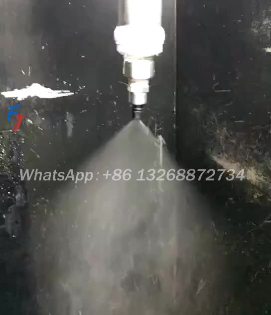 Fy Tefeneen Plastic Fogger Misting Nozzle With Poly Filter Black 1/8" Npt 3 Gph,Aeroponic