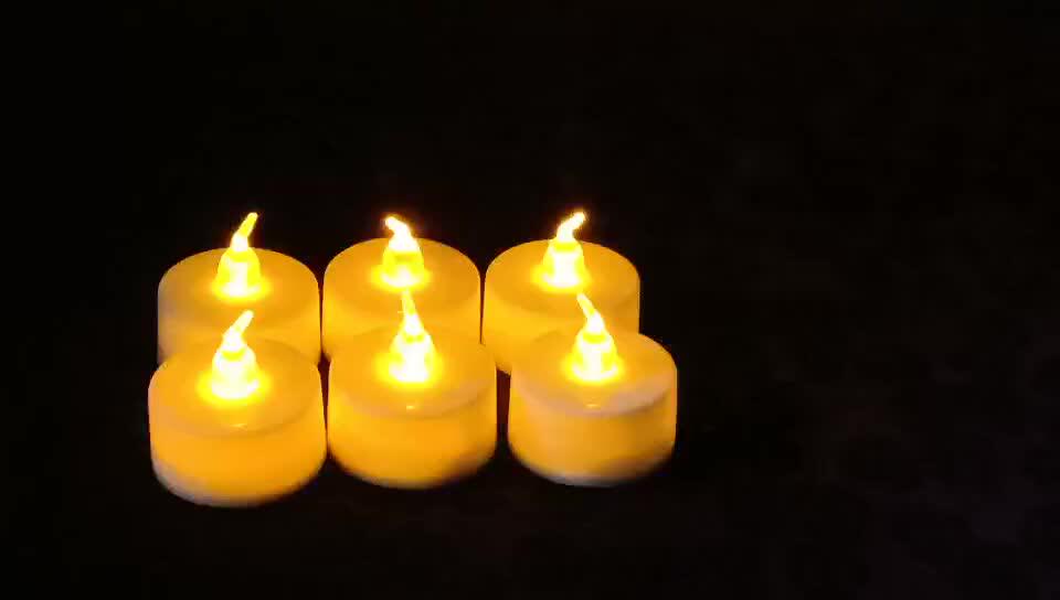 Batterij Hot Koop Vlamloze Led Theelichtjes Heldere Flickering Holiday