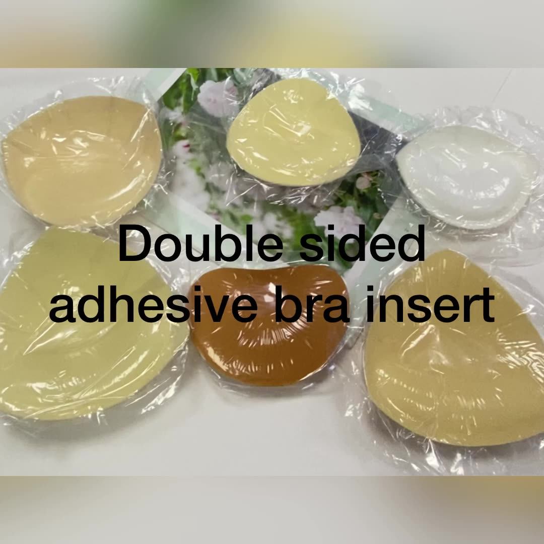Premium Sustainable Double Padded Adhesive Bra Pads Oval Double Stuck