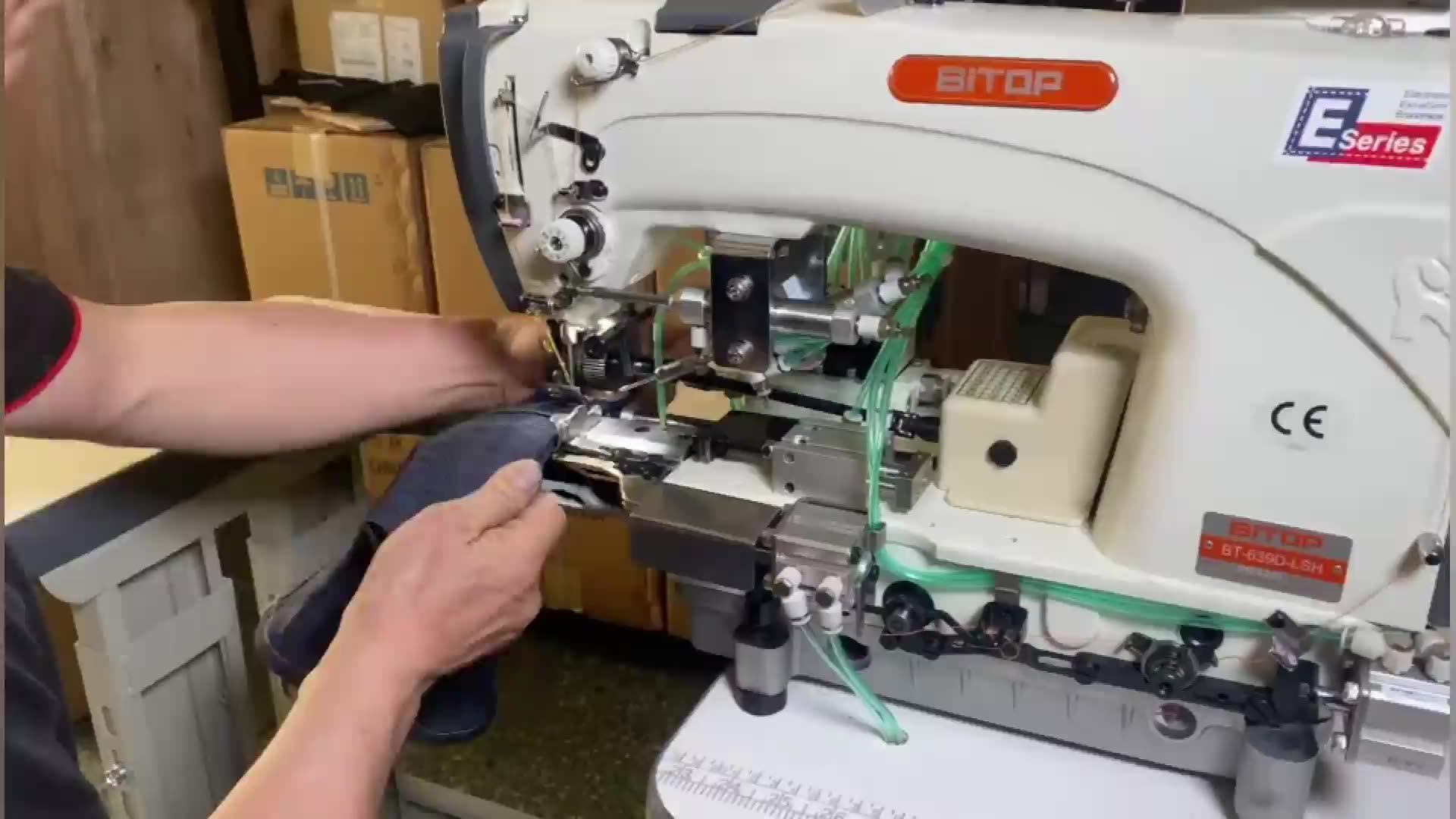 Bitop Bt639dlsh High Speed Bottom Hemming Chainstitch Industrial